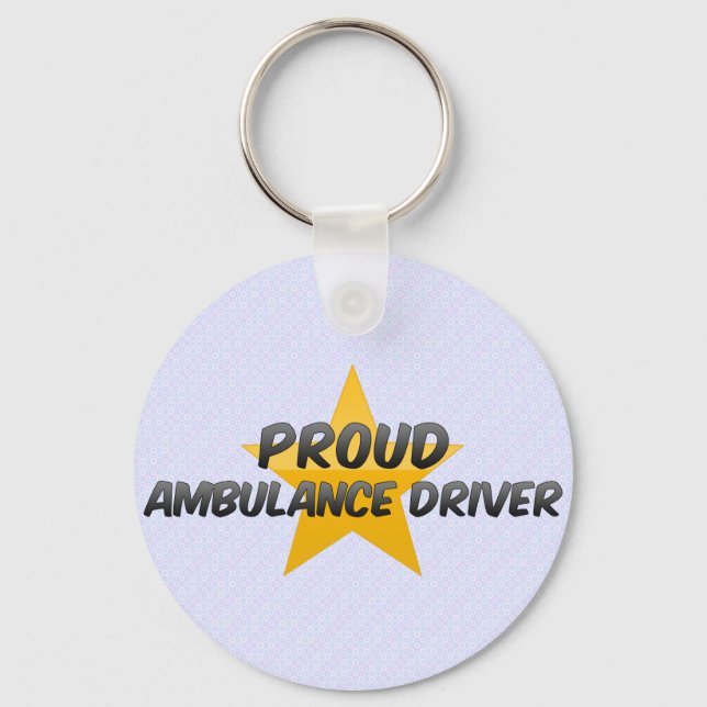 Proud Ambulance Driver Nyckelring (Framsida)