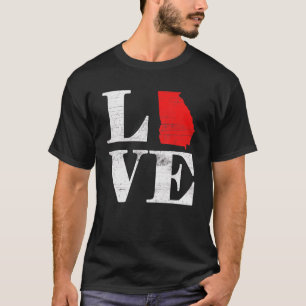 Proud America Citizen Statlig flagga Land Karta Kä T Shirt