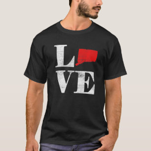Proud America Citizen Statlig flagga Land Karta Kä T Shirt