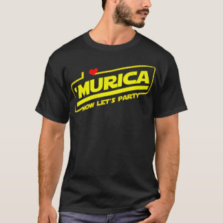 Proud American 4:e juli Independence day Murica T Shirt