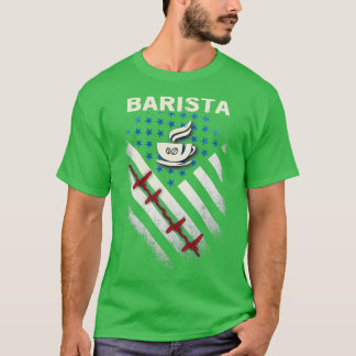 Proud American Barista T Shirt