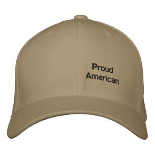 Proud American cap Broderad Keps