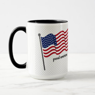 PROUD AMERICAN COFEE MUGG