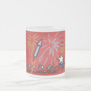 Proud American - Frostad Glasmugg