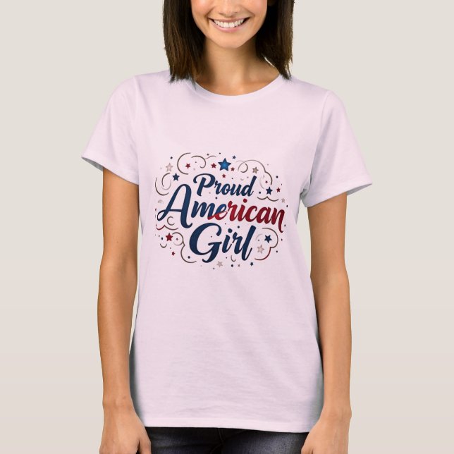 Proud American Girl Tee (Framsida)