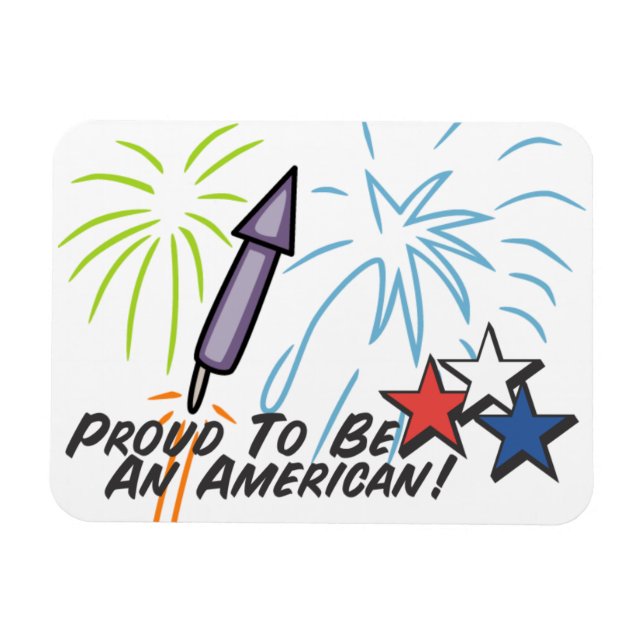 Proud American - Magnet (Horisontell)