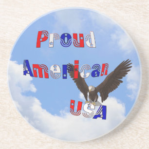 Proud American Örn Underlägg Sandsten