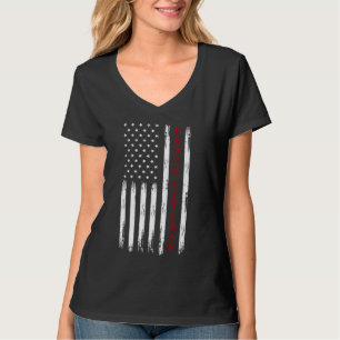 Proud American Patriotic American Flagga USA USA T Shirt