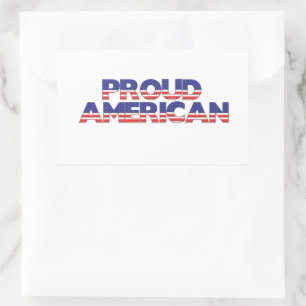 Proud American Rektangulärt Klistermärke