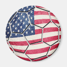 Proud American USA flagga Soccer Ball