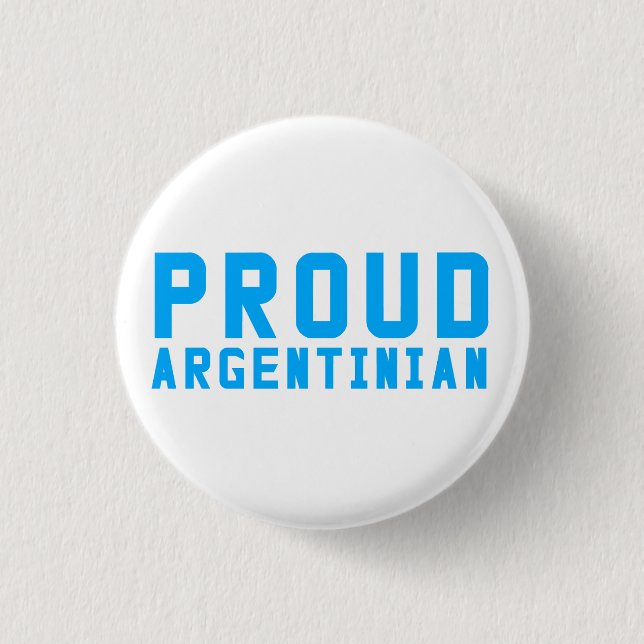 Proud Argentinian Knapp (Framsida)