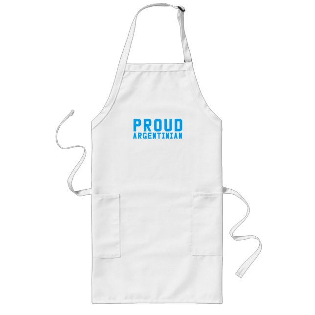 Proud Argentinian Långt Förkläde (Framsidan)