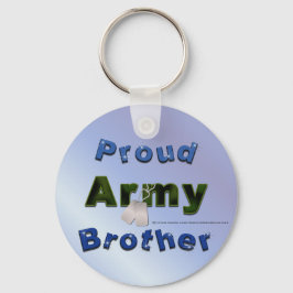 Proud Army Brother Keychain Nyckelring