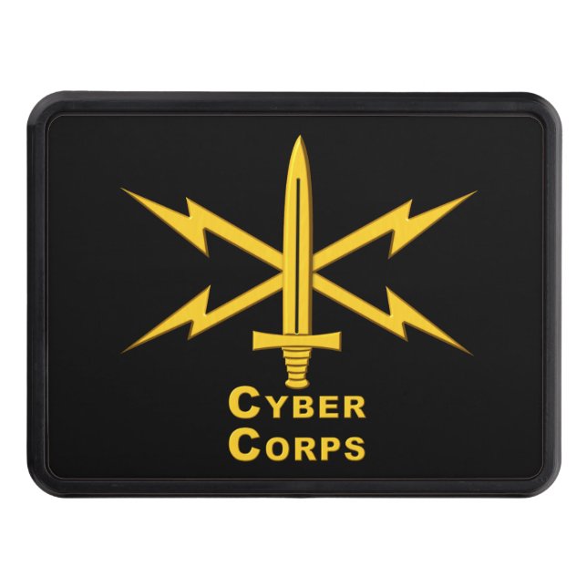 Proud Army Cyber Corps Veteran Dragkroksskydd (Framsidan)