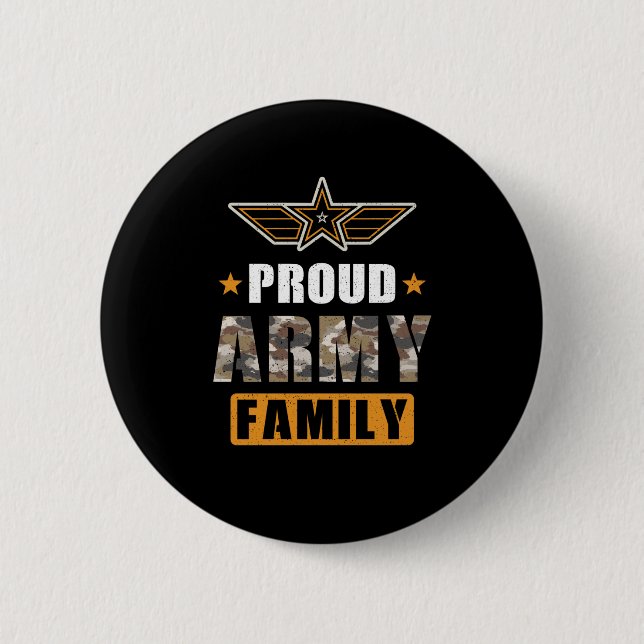 Proud Army Family Knapp (Framsida)