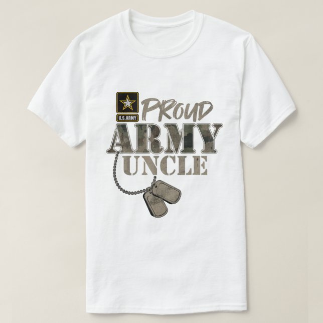 Proud Army Fart Militärt Pride T Shirt (Design framsida)