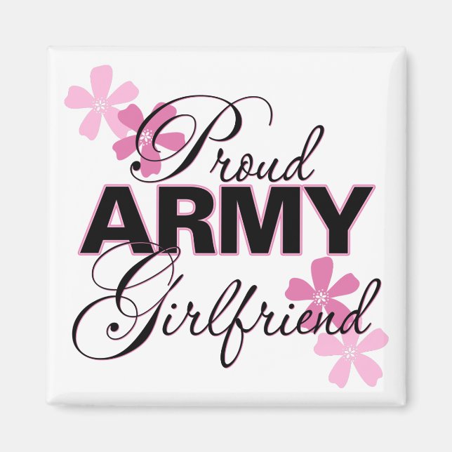 Proud Army Girlkompis Magnet (Framsidan)