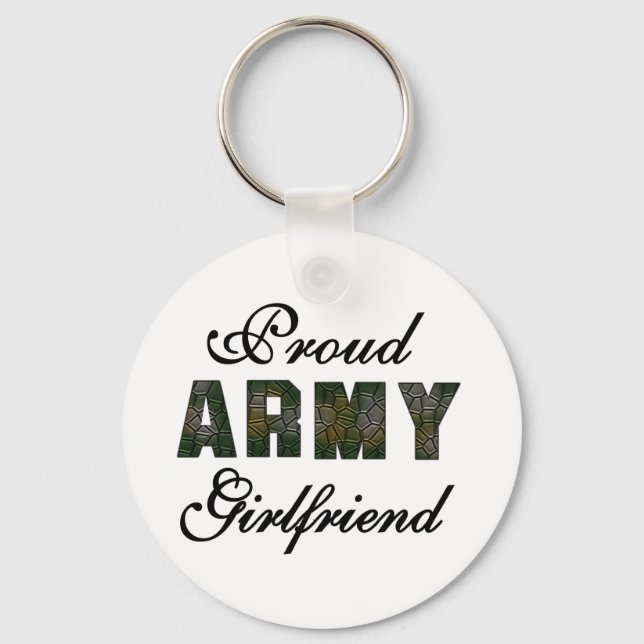 Proud Army Girlkompis Nyckelring (Framsida)