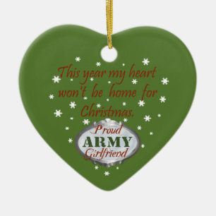 Proud Army Girlkompis Ornament