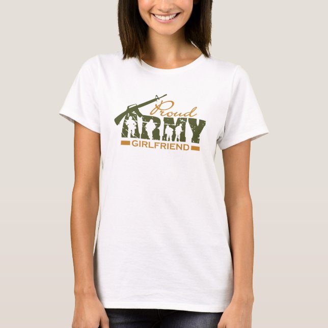 Proud Army Girlkompis Tee Shirt (Framsida)
