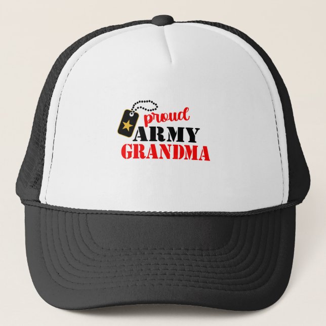 Proud Army Grandma Keps (Framsida)