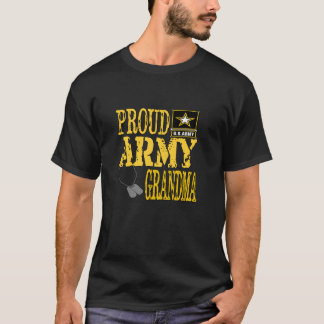 Proud Army Grandma Shirt militärt Pride Shirt T