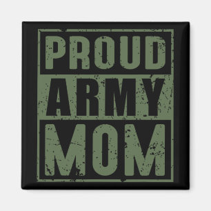 Proud Army Mamma Amerikanska militärveteran Mor D Magnet