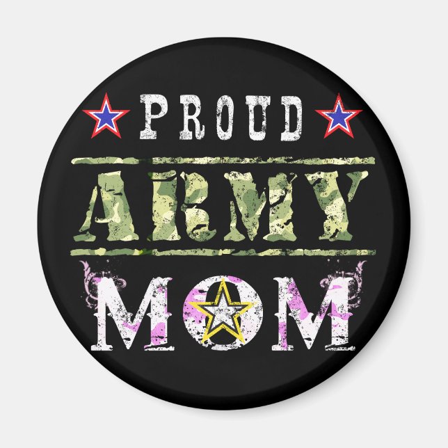 Proud Army Mamma Magnet (Framsidan)
