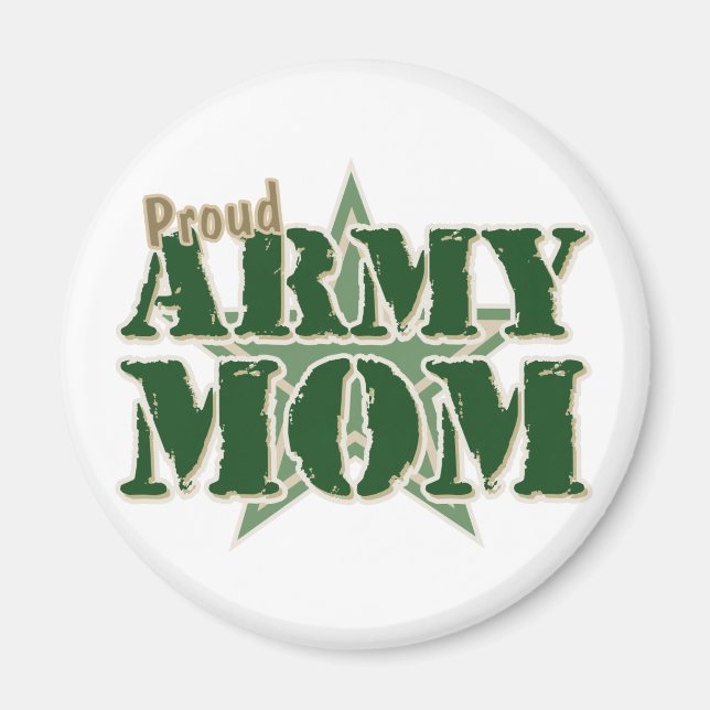 Proud Army Mamma Magnet (Framsidan)