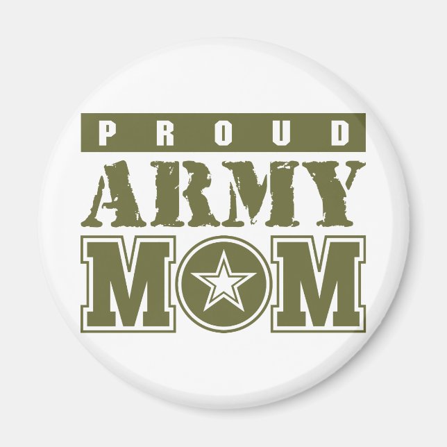 Proud Army Mamma Magnet (Framsidan)