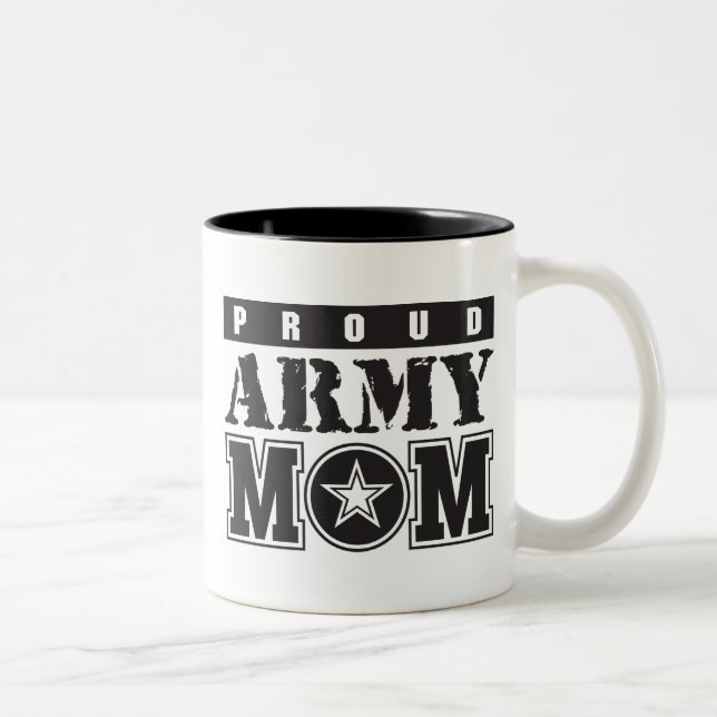 Proud Army Mamma Mugg (Höger)