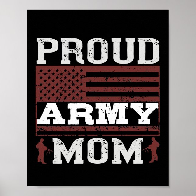 Proud Army Mamma Poster (Framsidan)
