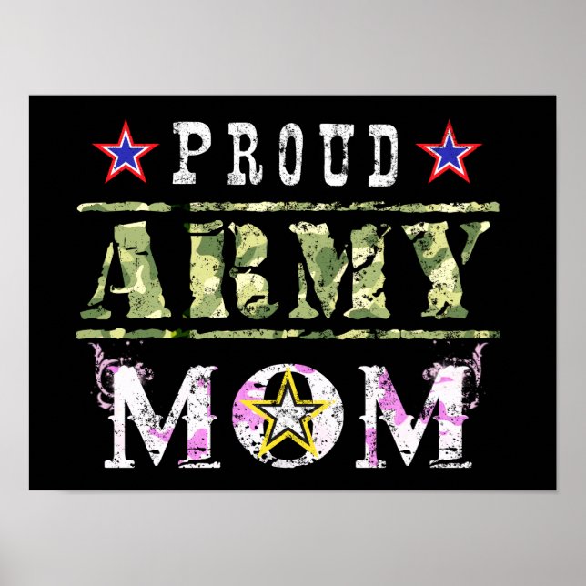 Proud Army Mamma Poster (Framsidan)