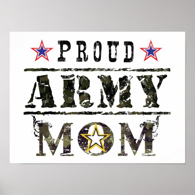 Proud Army Mamma Poster (Framsidan)