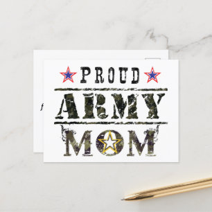 Proud Army Mamma Vykort