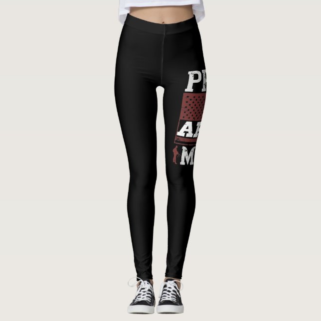 Proud Army Mom Leggings (Framsida)