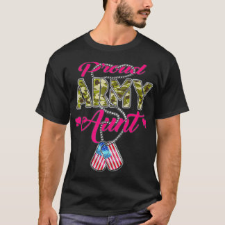 Proud Army Moster Camo US Flagga Hundbrickor Pride T Shirt