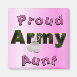 Proud Army Moster Magnet