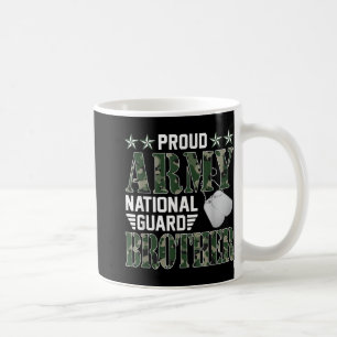 Proud Army National Guard Brother Military Family Kaffemugg