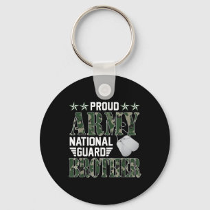 Proud Army National Guard Brother Military Family Nyckelring