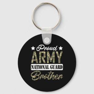 Proud Army National Guard Brother Military Family Nyckelring