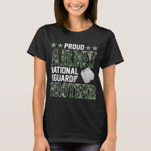 Proud Army National Guard Brother Military Family T Shirt