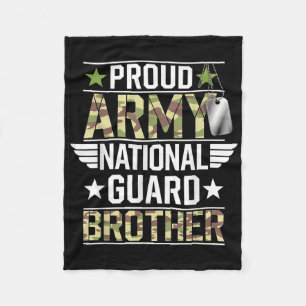 Proud Army National Guard Brother Veterans Day Ame Fleecefilt