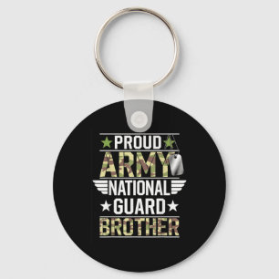 Proud Army National Guard Brother Veterans Day Ame Nyckelring