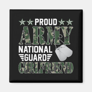 Proud Army National Guard Girlkompis Milii Fami Magnet
