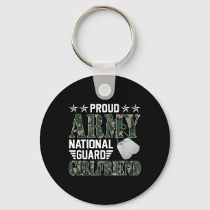 Proud Army National Guard Girlkompis Milii Fami Nyckelring
