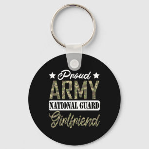 Proud Army National Guard Girlkompis Milii Fami Nyckelring