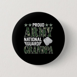 Proud Army National Guard Grandpa-arméfamiljen Knapp
