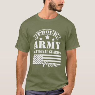 Proud Army National Guard Mamma Funny Militär Mamm T Shirt