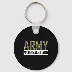 Proud Army National Guard Military Veteran Nyckelring